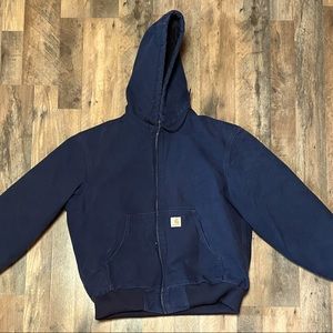 Duck Canvas Carhartt Jacket Mens Large